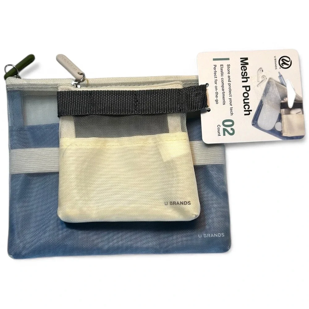 U Brands‎ Micro Mesh Tech Pouch and Up & Up Tablet Sleeve Bundle